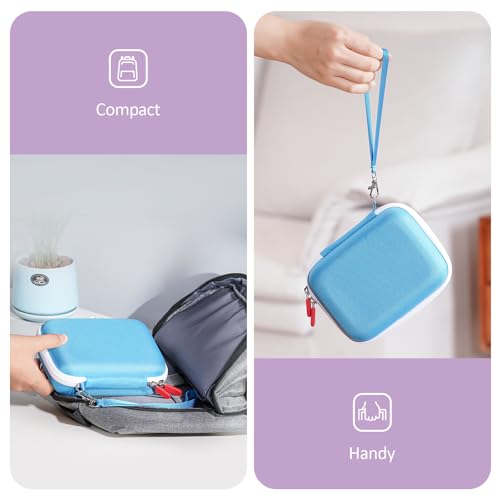 ProCase Hard Playing Card Game Carrying Case, Holds 300+ Cards -Blue | Travel Storage Box, Compatible with UNO, Five Crowns, SKYJO, PlayMonster and More Card Games, Case Only - color: Blue