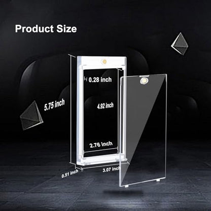 10-Pack One Touch Booster-Pack Magnetic-Holders - UV Protection Clear Booster Pack Cases, Fit for Standard Cards Storage and Display, Protect Your Collectible, Sports, and Gaming Cards