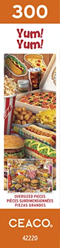 Ceaco - Yum Yum - 300 Large Piece Jigsaw Puzzle for Adults | Art by Eduard, Made in USA, Includes Poster, Giftable, Frameable