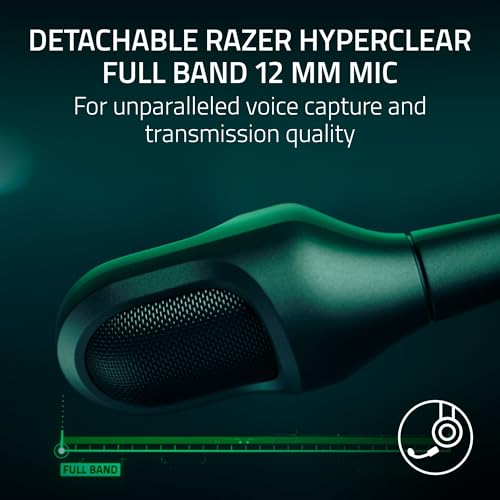 Razer BlackShark V3 Pro Wireless ANC Xbox Gaming Headset, Black | Full Band Mic, 50mm Drivers, 2.4 GHz, Bluetooth, USB, 3.5mm, Works with PC, Mac, PS5, Nintendo Switch, 70 Hr Battery - color: Black, style: Xbox