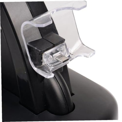 Controller Charger Charging Station Dual USB Charging Dock for Pro Slim Controllers with Led Indicator for Gamepad Storage