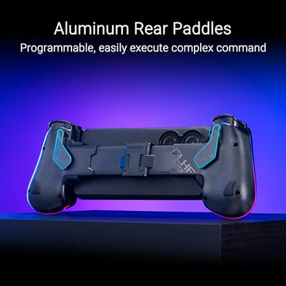 ASUS ROG Tessen Mobile Gaming Controller – Android Phones ONLY, Foldable, Compact, Wired USB-C, Programmable, Fast Charging, RGB – for Call of Duty: Warzone Mobile, Minecraft, Roblox, 350+ Games