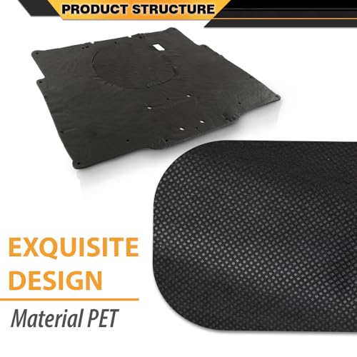 CNNELL Hood Insulation Pad Compatible with Chevy Camaro 1980-1981 - style: 1980-1981 Chevy Camaro