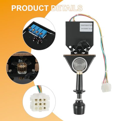 Joystick Controller 1600141 Compatible with JLG Boom Lift | For 40H 40H+6 40HA 45HA 60H 60H+6 60HA 70H 80H 80HX 80HX+6 86HX 150HAX # JL1600141