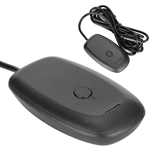 USB Gaming Receiver, Wireless USB Gaming Receiver Adapter, Plug and Play PC Receiver for 360 Controllers, Supports up to Four Wireless Controllers and Headsets