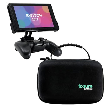 Fixture S1 Bundle: The Original Mount Plus USB Carrying Case for the Nintendo Switch & Pro Controller - size: S1 + Case - For Switch (2017)