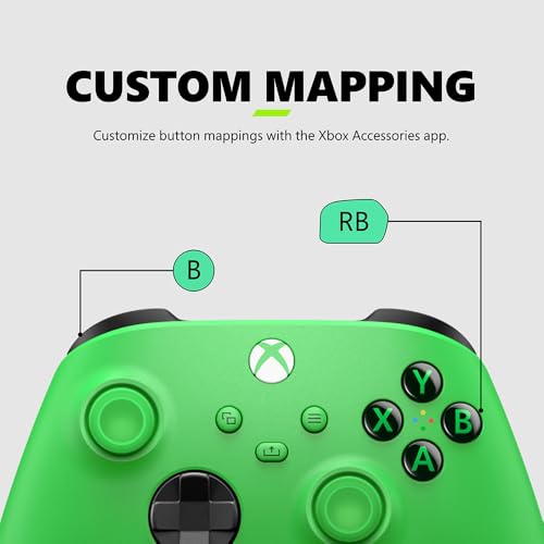 Microsoft Xbox Wireless Velocity Green Gaming Controller EP2-29915 2 Pack