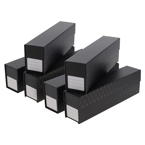 BCW QuickFold® Card Storage Boxes for Magnetics & Toploaders – 6 Pack | Trading Card Holder Box with Magnetic Closure | Easy Fold Assembly for Sports and TCG Cards - size: 6 Pack