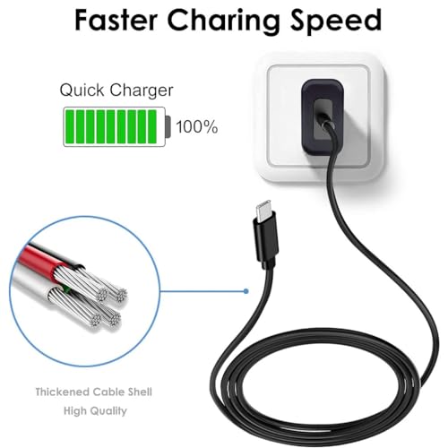 Replacement Samsung Smart tv Remote Control Charger Cord, USB C Charging Cable Adapter for Samsung Frame tv Remote, Solar Cell Voice/QLED Control (3.3FT)