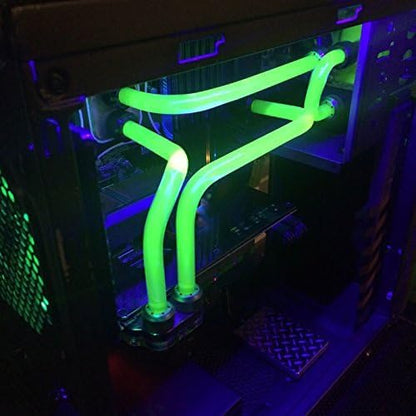 DS PC LED Flexible Light Strip Computer Lighting UV Purple with Magnetic for PC Case Computer Lighting Kit (390nm, 11.8INCH The 2nd Gen, S Series，Purple) - color: Purple