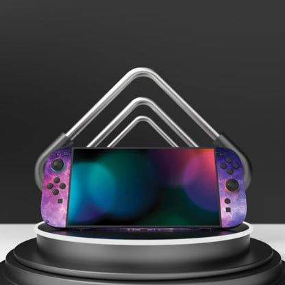 PlayVital for Nintendo Switch 2 Skin Full Set (2-Pack) - Protective Vinyl Decal Stickers for Switch 2 Console, Joycons, Handle Grips & Dock | No Residue, Anti-Scratch - Nebula Galaxy - color: Nebula Galaxy