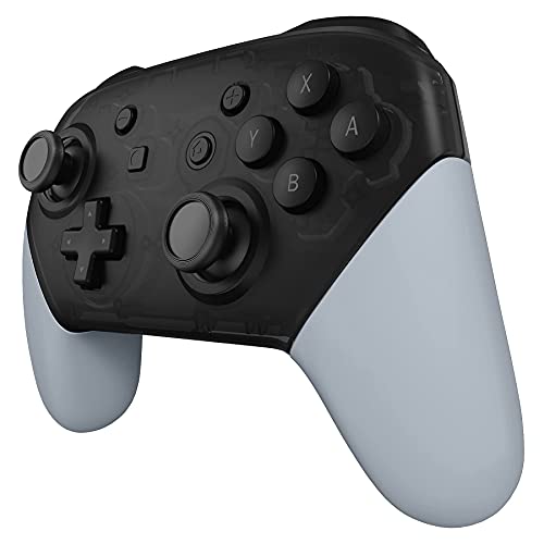 eXtremeRate New Hope Gray Replacement Handle Grips for Nintendo Switch Pro Controller, DIY Custom Hand Grip Shell for Nintendo Switch Pro Controller - Controller NOT Included - color: New Hope Gray