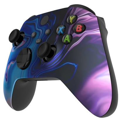 Stealth Controllers Wireless Controller for Xbox Series S, Xbox Series X, Xbox One - Soft Touch Feel - Custom Series S/X Controller (Purple Swirl) - color: Purple Swirl
