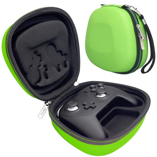 Protective Case Compatible with Nintendo Switch 2 Pro Controller, Hard Shell Original Switch Controller Protection Travel Storage Case Portable Carrying Bag, Green - color: Green