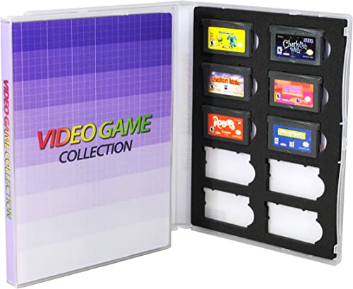 UniKeep Game Cartridge Storage Case for Nintendo Gameboy Advance - Holds 10 Games - color: purple
