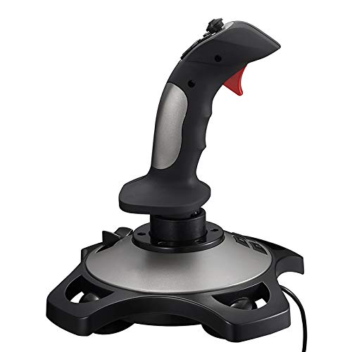 Flight Simulator Controls Joystick,PC Joystick,Flight Stick,PC USB Game Controller with Vibration Function and Throttle Control, Wired Gamepad Flight Stick for TV PC Computer Laptop, Windows xp/7/8/10