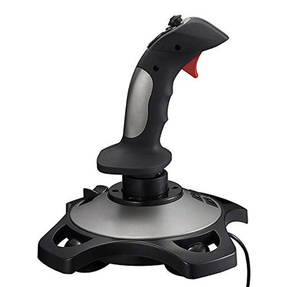 Flight Simulator Controls Joystick,PC Joystick,Flight Stick,PC USB Game Controller with Vibration Function and Throttle Control, Wired Gamepad Flight Stick for TV PC Computer Laptop, Windows xp/7/8/10
