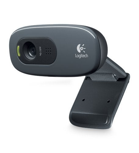 Logitech C270 Desktop or Laptop Webcam, HD 720p Widescreen for Video Calling and Recording (Renewed)