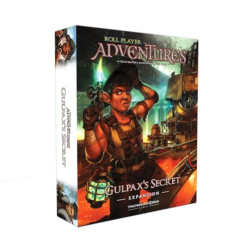 Roll Player Adventures: Gulpax's Secret Expansion | an exciting new Full Campaign | Explore new Locations, Battle new Foes! | Age 14+, 1-4 Players, 90-150 Min by Thunderworks Games - style: Gulpax's Secret