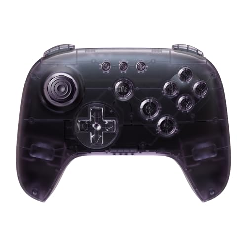 8Bitdo 64 Bluetooth Controller for Analogue 3D, Atomic Purple | Switch/Switch 2, Windows and Android Support, Wired USB, D-Input/S-Input Modes, Hall Effect Joystick, Vibration - color: Atomic Purple