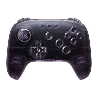 8Bitdo 64 Bluetooth Controller for Analogue 3D, Atomic Purple | Switch/Switch 2, Windows and Android Support, Wired USB, D-Input/S-Input Modes, Hall Effect Joystick, Vibration - color: Atomic Purple