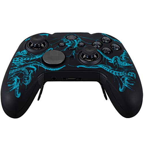 YoRHa Silicone Skin for Xbox Elite Series 2 Controller x 1(Cthulhu Green) with Exclusive Thumb Grips x 4