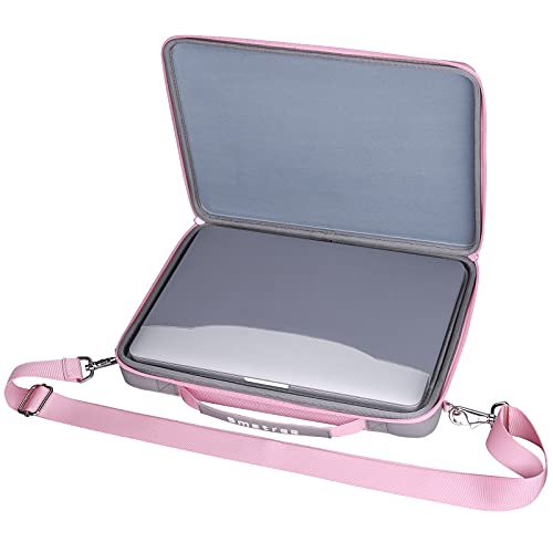 Smatree Hard Shell Carrying Case for 14.2inch Apple MacBookPro 2025/2024 | for 14.2inch APPLE MacBook Pro 2023 A2918,13inch MacBook Air M4 2025/2024/2022,iPad Pro M5 2025/2024/iPad Air M3 2025,Pink - color: Pink