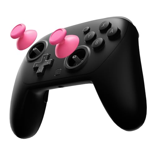 eXtremeRate Replacement 3D Joystick for Nintendo Switch 2 Pro Controller, Left Right Analog Stick Thumbsticks with Screwdriver Tools for Switch 2 Pro Controller, Multi-Colors Options - Rose Red - color: Rose Red
