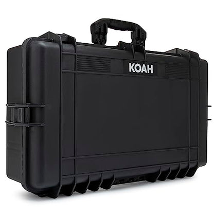 Weatherproof Hard Case | 25.4' x 13.7' x 6.4' inner, Customizable Foam 28.3' x 16.9' x 7.0' Inch outer
