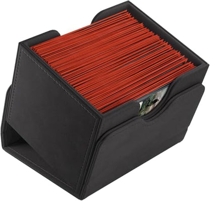 GameGenic Card Deck Box – Deck Box: Sidekick XL Black 100CT – Durable and Sturdy TCG, OCG Card Storage – Compatible with Pokemon Yugioh Commander and MTG Magic: The Gathering Cards - color: Black