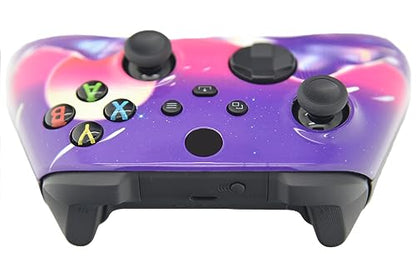 ProControllers LLC Hand Airbrushed Fade Custom Controller Compatible with Xbox Series X/S & Xbox One (Series X/S Cyber Sky) - color: Series X/S Cyber Sky