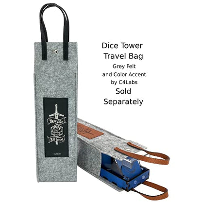 C4Labs Tall 10″ Dice Tower & Basic Tray – Chroma Series – Orange - color: Orange