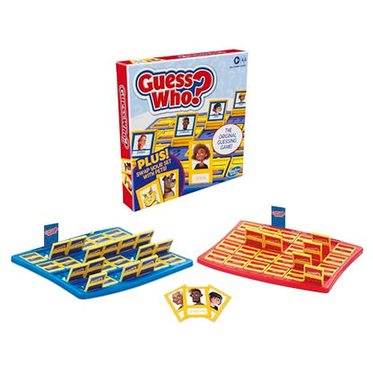 Hasbro Gaming Guess Who? Plus Board Game with People & Pet Cards