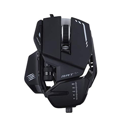 MAD CATZ MR04DCINBL000-0 R.A.T. 6+ Corded Optical Gaming Mouse, Black