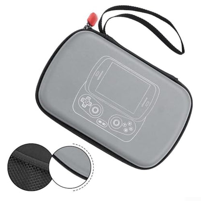 Hard Carrying Case for Anbernic RG Slide Console, Flannel Protection, Compact Travel Storage, Grey