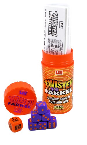 Legendary Twisted Farkel Dice Game for Adults & Families - The Classic Dice Game with a Wild Twist - Fun Party Game & Travel Games - Great Games for Adults & Kids Ages 8+