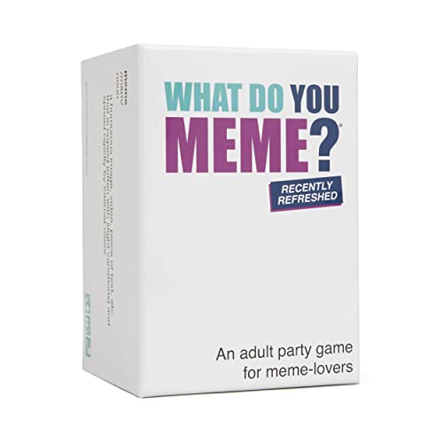WHAT DO YOU MEME? Core Game (Original Version) – The Hilarious Adult Party Game for Meme Lovers - size: 16.51 cm x 11.43 cm x 10.92 cm, style: Classic