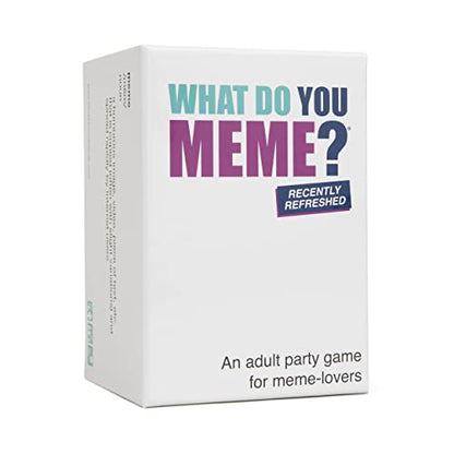 WHAT DO YOU MEME? Core Game (Original Version) – The Hilarious Adult Party Game for Meme Lovers - size: 16.51 cm x 11.43 cm x 10.92 cm, style: Classic