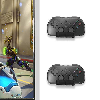 VIVO Universal Video Game Controller Wall Mount Holders, Compatible with PlayStation, Xbox, NVIDIA, Nintendo Switch Controllers, and More, 2-Pack, Black, MOUNT-GM01C - color: Black