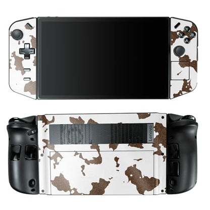 Glossy Glitter Gaming Skin Compatible with Lenovo Legion Go - Brown Cow - Premium 3M Vinyl Protective Wrap Decal Cover - Easy to Apply | Crafted in The USA by MightySkins - color: Brown Cow, style: Glossy Glitter Finish