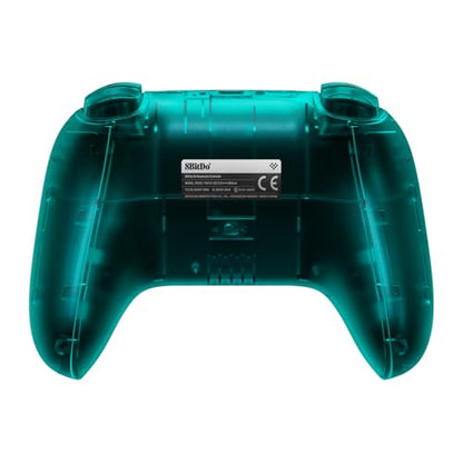8Bitdo 64 Bluetooth Controller for Analogue 3D, Ice | Switch/Switch 2, Windows and Android Support, Wired USB, D-Input/S-Input Modes, Hall Effect Joystick, Vibration - color: Ice