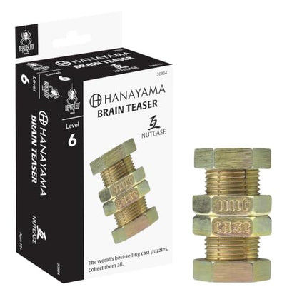 BePuzzled | Nutcase Hanayama Metal Brainteaser Puzzle Mensa Rated Level 6, for Ages 12 and Up