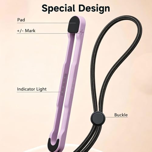 Arvytosty Magnetic Wrist Straps for Switch 2 Controller, 1 Pair Compatible with Switch 2 Mouse Mode, Replacement Wrist Strap with Responsive SR/SL Buttons (Purple/Light Green) - color: Purple/Light Green