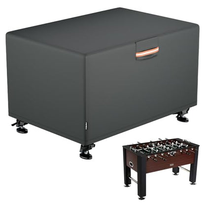EVRBUL Foosball Table Protection Cover Soccer Table Cover Waterproof Outdoor/Indoor UV Resistant ，Heavy Duty 420D，63"x45"x35"