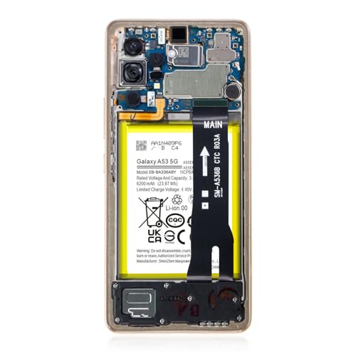SHENMZ 6200mAh Battery for Galaxy A53 5G SM-A536 with Repair Tools | High-Capacity Battery for Samsung Galaxy A53 5G – Replacement for EB-BA336ABY,Compatible with SM-A536B/DS,SM-A536U - style: A53