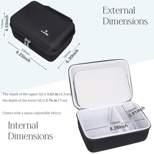 Case for Nikon D7500/ D3100/ D3200/ D3400/ D3500 Digital Camera,Lens, Memory Card,Card-reader,Charger,Battery,Mini camera tripod, Compact Camera Travel Carrying Organizer (Case Only)