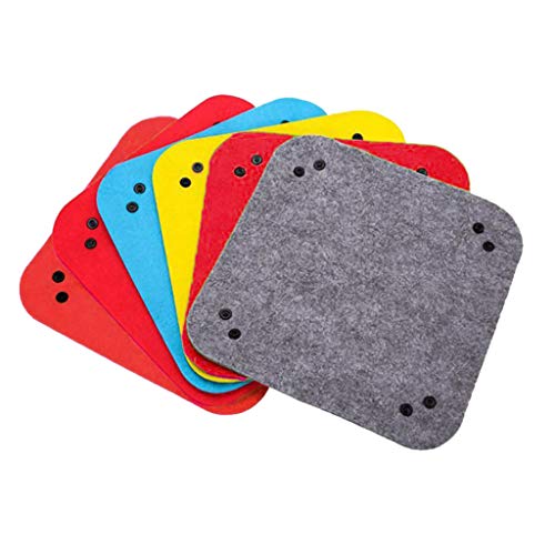 Felt Dice Tray Board Game Foldable Storage Box Square Jewelry for Wallet Coin Desktop Sundries Bins Dice Cup Cup and Tray Set