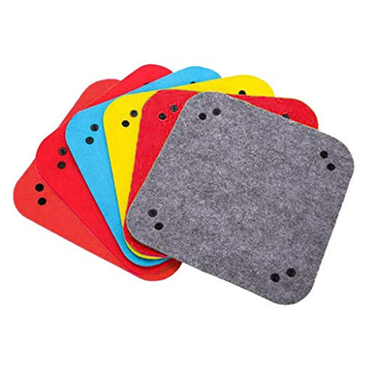 Felt Dice Tray Board Game Foldable Storage Box Square Jewelry for Wallet Coin Desktop Sundries Bins Dice Cup Cup and Tray Set