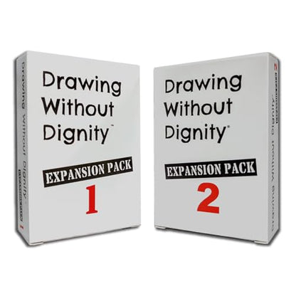 Drawing Without Dignity: Expansion Packs 1 & 2 | The Twisted Funny Adult Party Game Version of The Classic Drawing Game