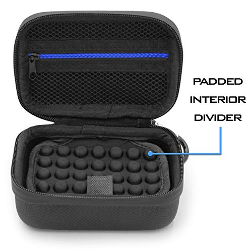 CASEMATIX Retro Handheld Game Console Case Compatible with HigoKids QS4 Portable Retro Video Game Player, Mademax RS-1 Gaming Console, E-MODS Arcade Pocket Player and More Up to 4.75", Black Case Only